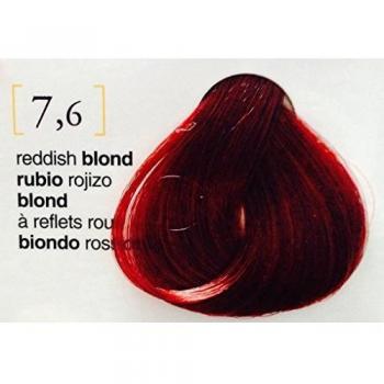 Salermvison Permanent Hair Dye 75ml - Color 7.6 Reddish Blonde with Treatment Properties