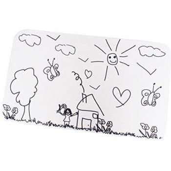 MSV Alfombra de baño Jardin d'Enfants 45 X 75 X 0.5 cm, Microfibra, Multicolor