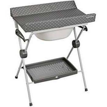 Plastimyr Bañera plegable Lea - Bañera plegable, color Bañera Plegable Topos Gris