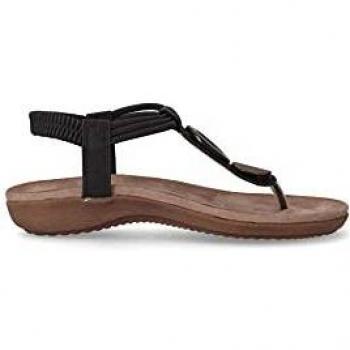 AMARPIES Sandalia esclava cómoda Mujer AMA 17063 Negro - 40, Negro