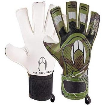 HO Soccer Supremo Pro II Roll/Negative Guantes de Portero, Unisex Adulto, Army/Negro/Gris, 10