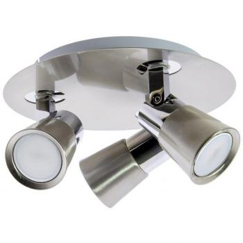 Plafón LED CRISTAL RECORD IRIS NIQUEL CROMO CR 25-135-03-002