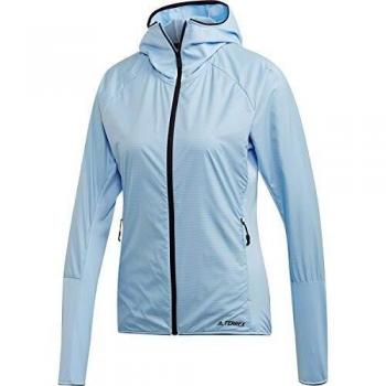 adidas W Skycli FL Jkt Chaqueta, Mujer, azubri, L