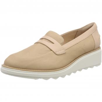 Clarks Sharon Ranch, Mocasines Mujer, Beige