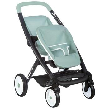 Carrito para Muñecas Smoby Maxi-Cosi Twin 64 cm, Silla de paseo para gemelos, color verde