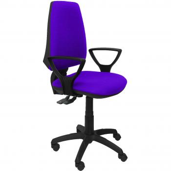 Piqueras y Crespo Silla Elche S Bali Lila Brazos FIJOS Oficina, Tela, 109x46x46 cm