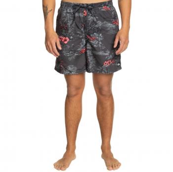 Short de Natación Quiksilver Longmanhill Volley 17 - Color Negro - Talla XXL