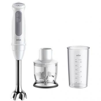 Batidora de mano Braun MultiQuick 5 MQ50201MWH con accesorios picadora y 21 velocidades