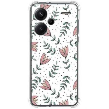 Funda Silicona Antigolpes Flores 01 para Xiaomi Redmi Note 13 Pro+ Plus 5G