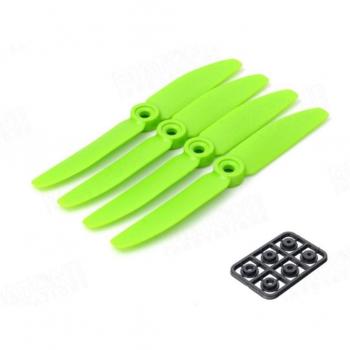 PACK 4 HELICES DIATONE DRONE TYRANT 5040 VERDE CON ADAPTADORES