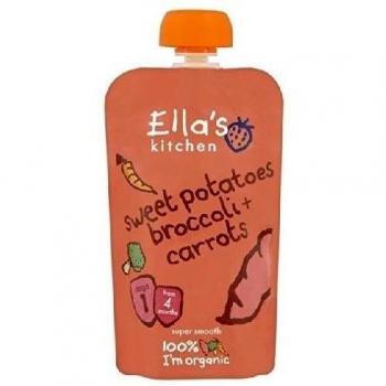 De Ella Cocina Orgánica batatas, brócoli y zanahorias 120g