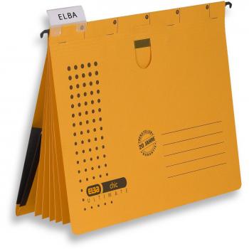Carpeta Organizadora Chic ULTIMATE ELBA, DIN A4, Amarillo, 5 Piezas