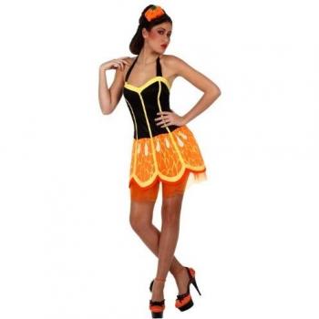 Desconocido Disfraz de naranja para mujer