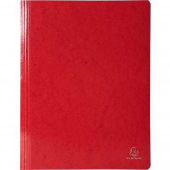 Carpeta Exacompta Iderama, cartón manila brillante, 355g, DIN A4, roja