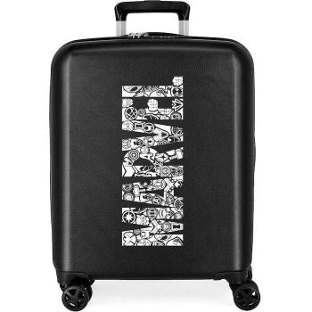 Maleta de Cabina Rígida Disney 100 Logo 55cm Negro con Capacidad de 38L Infantil