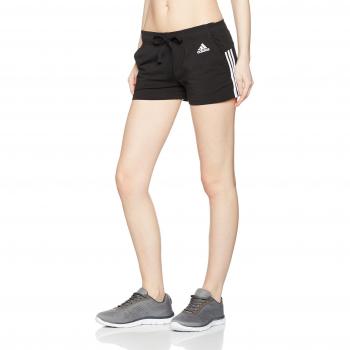 adidas Ess 3S Pantalón Corto, Mujer, Negro