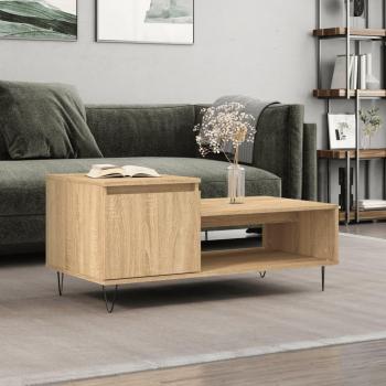 Mesa de centro Sonoma Oak Living Table 100x50x45cm Madera multicapa Marrón