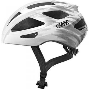 Abus Macator Road Helmet White Silver Size M (52-58 cm)