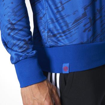 adidas Mufc Ssp Pes Sw Sudadera Línea Manchester United Fc, Hombre, Azul
