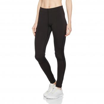 Salomon Mujer Mallas largas para running Agile, Mezcla de sintéticos, Negro, L