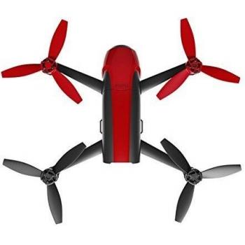 Parrot BEBOP 2 - Dron Cuadricóptero Full HD 1080P, 14 Mpx, Velocidad de 60 Km/h con Tiempo de Vuelo de 25 Minutos y Memoria Interna de 8GB, Color Rojo