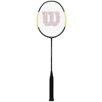 Wilson Blaze S2700 WRT8949004 - Raqueta de Bádminton, Peso en la Cabeza, Grosor de Empuñadura 4, Unisex, Negro y Amarillo