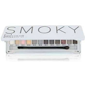 IDC COLOR, Sombra de ojos Smoky varios tonos gris -12 colores