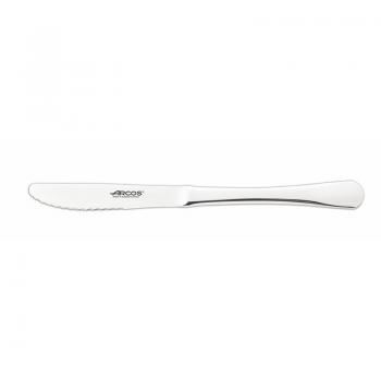 CUCHILLO DE MESA MICRO-PERLADO MADRID - Hoja de Acero Inoxidable con Corte Superior y Mango Sólido