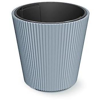 Macetero Gris con Depósito MILLY - 34,9 x 34,9 x 35,5 cm - Capacidad 23 L