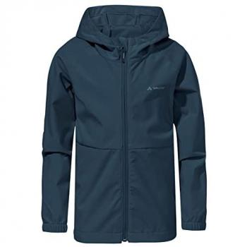 Chaqueta Kinich Azul Vaude para niños, softshell, talla 146/152, unisex