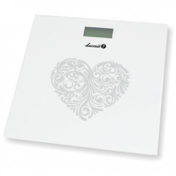 Báscula Digital de Baño Łucznik BS-973 W1 Blanco Vidrio Templado 150 kg
