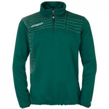 uhlsport Pullover Match 1/4 Zip Top - Sudadera de fútbol para Mujer, Color Verde, Talla 3XL