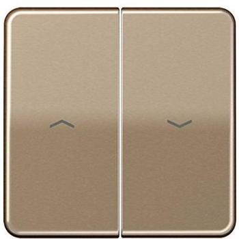 Tecla para interruptor pulsador persiana bronce-oro 0712077904 Jung