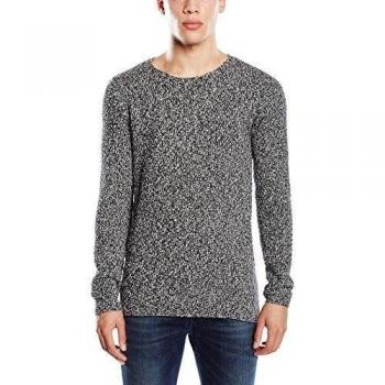 Jack & Jones Premium Jjprnew Paxton Knit Crew Neck-Suéter Hombre,    Noir