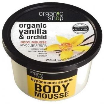 Organic Shop Bourbon Vanilla Body Mousse