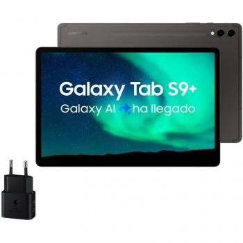Samsung Galaxy Tab S9 Plus 12/512GB Gris + Cargador 25W