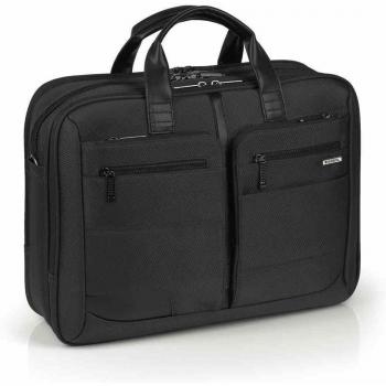 Gabol Stark - Maletín para PC y iPad de 15.6 pulgadas con 3 compartimentos, color negro
