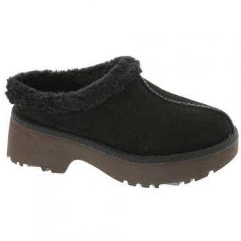 UGG Women's New Heights Cozy Black Clogs with Padded Footbed