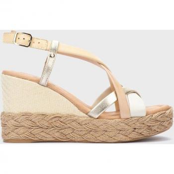 Sandalia de cuña de piel para mujer Pikolinos W7W-1759CLC1