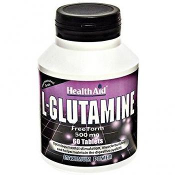 Health Aid L-Glutamine 500mg Tablets