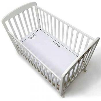 Niimo Sabanas Cuna 70x140 Algodon 100% Set de 2 Sabanas Adjustable con Esquinas Elàsticas Compatible con todas las Maxi Cunas con dimensiones 70 x 140 cm