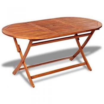 vidaXL Mesa de Comedor Exterior Madera Acacia