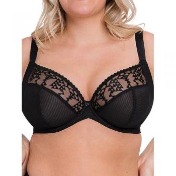 Curvy Kate Black Full Plunge Side Support Bra 30G