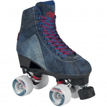 'Mujer Roller Skates/Patines de 4 Wheeler Billie Jean , Denim