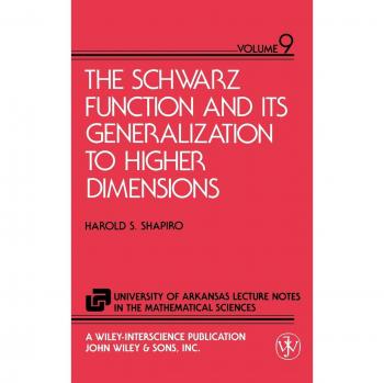 Función Schwarz y su Generalización a Dimensiones Superiores - Notas de Conferencia de la Universidad de Arkansas en Ciencias Matemáticas (Tapa Dura)