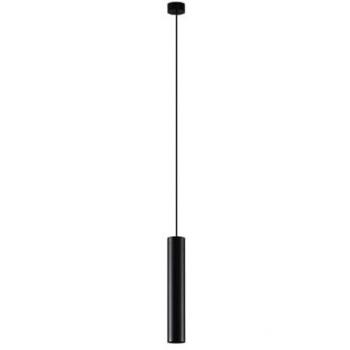 Lámpara colgante moderna 'Ejona' de aluminio negro, altura 35 cm, dimmable, GU10