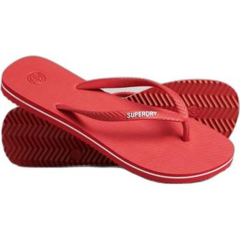 Chanclas Vintage Clásicas Superdry para Mujer Color Rojo