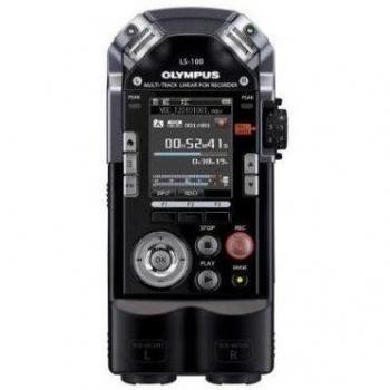 Olympus LS-100 - Grabador de sonido digital portátil color negro