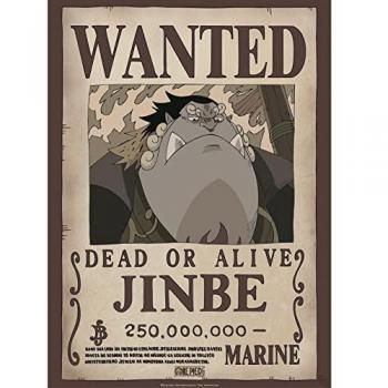 Póster One Piece - Wanted Jinbe 52 x 38 cm, 170 g/m2