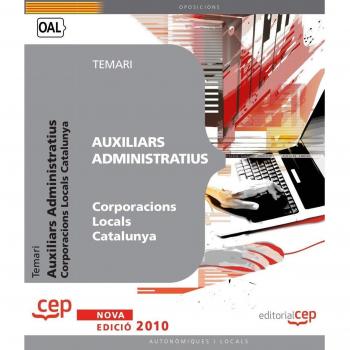 Auxiliars Administratius Corporacions Locals Catalunya. Temari